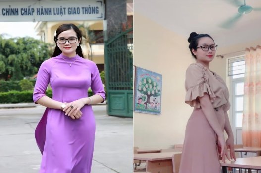 Cô giáo hướng dẫn học sinh tận hưởng phút giây yêu nồng cháy