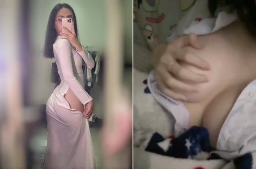 Em học sinh mông đẹp đam mê tư thế doggy